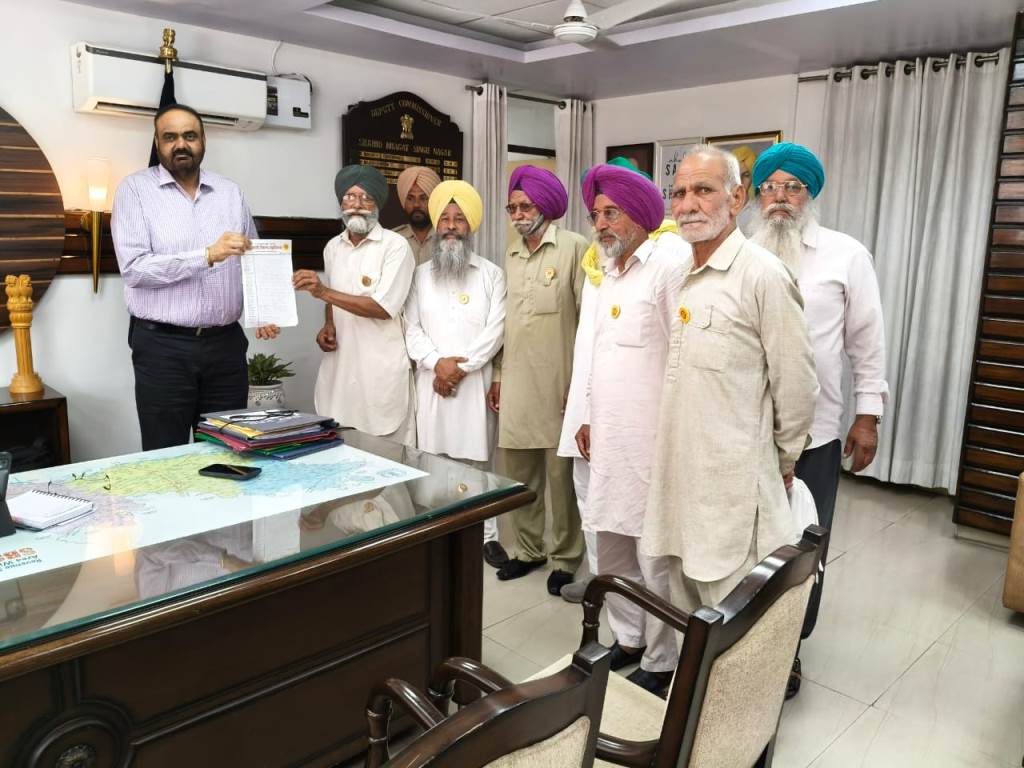 Kirti Kisan Union Delegation Demands Girdawari for Crops Damaged by Storm